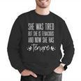 Tenured Professor Women Teacher Tired Tenacious And Tenure Men Graphic Sweatshirt, funny gift Tenured Professor Women Teacher Tired Tenacious And Tenure Men Graphic Sweatshirt, funny gift
