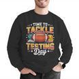 Test Day State Football Tackle Testing Day Sports Teacher Men Graphic Sweatshirt, funny gift