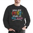 Test Day Teacher Shirt You Are More Than a Test Score Women Men Graphic Sweatshirt, funny gift Test Day Teacher Shirt You Are More Than a Test Score Women Men Graphic Sweatshirt, funny gift
