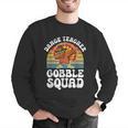 Thanksgiving Dance Teacher Gobble Squad Turkey Men Graphic Sweatshirt, funny gift