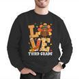 Thanksgiving Love Third Grade Teacher Turkey Autumn Fall Men Women Girls Kids Men Graphic Sweatshirt, funny gift Thanksgiving Love Third Grade Teacher Turkey Autumn Fall Men Women Girls Kids Men Graphic Sweatshirt, funny gift