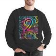 Tie Dye 2nd Grade Typography Team Second Grade Teacher Men Graphic Sweatshirt, 2nd Grade Teacher Sweatshirts, funny gift Tie Dye 2nd Grade Typography Team Second Grade Teacher Men Graphic Sweatshirt, 2nd Grade Teacher Sweatshirts, funny gift