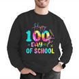 Tie Dye Happy 100th Day Of School Teacher Student 100 Days Men Graphic Sweatshirt, funny gift Tie Dye Happy 100th Day Of School Teacher Student 100 Days Men Graphic Sweatshirt, funny gift