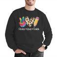 Tie Dye Hippie Peace Love Teach Teacher Appreciation Men Graphic Sweatshirt, funny gift Tie Dye Hippie Peace Love Teach Teacher Appreciation Men Graphic Sweatshirt, funny gift