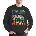 Tie Dye Teaching Social Studies Is My Jam Sunglasses Teacher Men Graphic Sweatshirt, funny gift