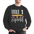 Title 1 Reading Teacher Shirt Men Graphic Sweatshirt, funny gift