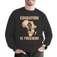 History Education Is Freedom African Map Black Teacher Men Graphic Sweatshirt, History Teacher Sweatshirts, funny gift History Education Is Freedom African Map Black Teacher Men Graphic Sweatshirt, History Teacher Sweatshirts, funny gift