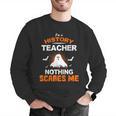 History Teacher School Shirt Halloween Educator Men Women Kids Men Graphic Sweatshirt, History Teacher Sweatshirts, funny gift