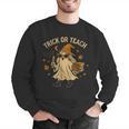 Trick Or Teach Halloween Teacher Men Graphic Sweatshirt, funny gift