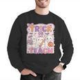 Trick Or Teach Retro Halloween Teacher Look Men Graphic Sweatshirt, funny gift Trick Or Teach Retro Halloween Teacher Look Men Graphic Sweatshirt, funny gift