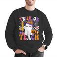 Trick Or Teach Teacher Pencil Ghost Halloween Teacher Men Graphic Sweatshirt, funny gift Trick Or Teach Teacher Pencil Ghost Halloween Teacher Men Graphic Sweatshirt, funny gift