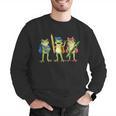 Trio Cute Frogs Welcome Back To School Teachers Girls Boys Men Graphic Sweatshirt, funny gift Trio Cute Frogs Welcome Back To School Teachers Girls Boys Men Graphic Sweatshirt, funny gift