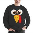 Turkey Face Halloween Costume Thanksgiving Teacher Nurse Men Graphic Sweatshirt, funny gift Turkey Face Halloween Costume Thanksgiving Teacher Nurse Men Graphic Sweatshirt, funny gift
