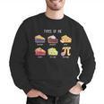Types Of Pie Pi Day Math Teacher Geek 314 Math Pun Men Graphic Sweatshirt, funny gift Types Of Pie Pi Day Math Teacher Geek 314 Math Pun Men Graphic Sweatshirt, funny gift