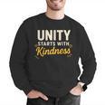 Unity Kindness Shirt Women Teachers Kids Unity Day Orange Men Graphic Sweatshirt, funny gift