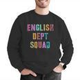 Vintage ENGLISH DEPT SQUAD Back To School Teacher Student Men Graphic Sweatshirt, English Teacher Sweatshirts, funny gift Vintage ENGLISH DEPT SQUAD Back To School Teacher Student Men Graphic Sweatshirt, English Teacher Sweatshirts, funny gift
