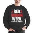 We Wear Red For Red Ribbon Week Awareness Mothers Teachers Men Graphic Sweatshirt, funny gift We Wear Red For Red Ribbon Week Awareness Mothers Teachers Men Graphic Sweatshirt, funny gift