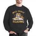 Wild About Reading Tiger For Teachers & Students Men Graphic Sweatshirt, funny gift