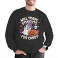 Will Trade Students For Candy Halloween Teacher Men Graphic Sweatshirt, funny gift Will Trade Students For Candy Halloween Teacher Men Graphic Sweatshirt, funny gift