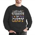 Will Trade Students For Candy Teacher Halloween Costume Tee Men Graphic Sweatshirt, funny gift Will Trade Students For Candy Teacher Halloween Costume Tee Men Graphic Sweatshirt, funny gift