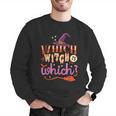 Which Witch Is Which Halloween English Teacher Men Graphic Sweatshirt, English Teacher Sweatshirts, funny gift