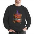 Witchy Halloween Hocus Pocus Everybody Focus Teacher Pumpkin Men Graphic Sweatshirt, funny gift