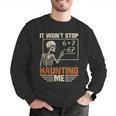 I Won't Stop Haunting Me Skeleton 6 7 Meme Teachers Men Graphic Sweatshirt, funny gift