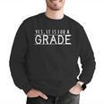 Yes It Is For A Grade Teacher Student Testing Day Matching Men Graphic Sweatshirt, funny gift