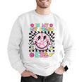 In My 1st Grade Era Smile Face Back To School Teacher Kid Men Graphic Sweatshirt, funny gift
