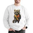 Back To School Raccoon Teachers Student Kids Men Graphic Sweatshirt, funny gift