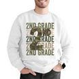Camo Team 2nd Grade Squad Back To School Teacher Kids Boys Men Graphic Sweatshirt, 2nd Grade Teacher Sweatshirts, funny gift
