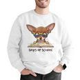 Chihuahua 100 Days Of School Rainbow Glasses Teacher Men Graphic Sweatshirt, funny gift