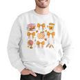 Coquette Bow Teacher Thanksgiving Fall Autumn Girls Women Men Graphic Sweatshirt, funny gift