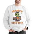 Cute Halloween Teacher Librarian Frankenstein Reading Books Men Graphic Sweatshirt, funny gift Cute Halloween Teacher Librarian Frankenstein Reading Books Men Graphic Sweatshirt, funny gift