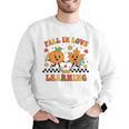 Fall In Love With Learning Teacher Student Autumn Pumpkin Men Graphic Sweatshirt, funny gift Fall In Love With Learning Teacher Student Autumn Pumpkin Men Graphic Sweatshirt, funny gift
