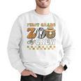 Field Zoo Trip Teacher First Grade Crew Back To School Men Graphic Sweatshirt, First Grade Teacher Sweatshirts, funny gift