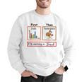 First Data Then Thanksgiving Im Earning A Break Sped Teacher Men Graphic Sweatshirt, funny gift First Data Then Thanksgiving Im Earning A Break Sped Teacher Men Graphic Sweatshirt, funny gift
