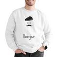 French Teacher Halloween Bonjour Ghost Men Graphic Sweatshirt, funny gift