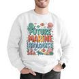 Future Marine Biologist Student Biology Teacher Kids Men Graphic Sweatshirt, Future Teacher Sweatshirts, funny gift