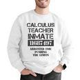 Halloween Calculus Teacher Prisoner Costume Men Graphic Sweatshirt, funny gift Halloween Calculus Teacher Prisoner Costume Men Graphic Sweatshirt, funny gift