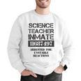 Halloween Science Teacher Prisoner Costume Men Graphic Sweatshirt, Science Teacher Sweatshirts, funny gift Halloween Science Teacher Prisoner Costume Men Graphic Sweatshirt, Science Teacher Sweatshirts, funny gift
