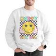Happy Dot Day Hippie Flowers Smile Face Groovy Teacher Kids Men Graphic Sweatshirt, Groovy Teacher Sweatshirts, funny gift Happy Dot Day Hippie Flowers Smile Face Groovy Teacher Kids Men Graphic Sweatshirt, Groovy Teacher Sweatshirts, funny gift