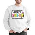 Hello Pre-K Team Preschool Teacher Kids Back To School Men Graphic Sweatshirt, funny gift