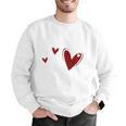 Kindergarten Has My Heart Buffalo Print Teacher Valentine Men Graphic Sweatshirt, funny gift