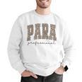 Leopard Paraprofessional Back To School Para Squad Teacher Men Graphic Sweatshirt, funny gift Leopard Paraprofessional Back To School Para Squad Teacher Men Graphic Sweatshirt, funny gift