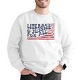 Literacy Justice For All Teacher Men Graphic Sweatshirt, funny gift Literacy Justice For All Teacher Men Graphic Sweatshirt, funny gift