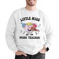 Little Miss Music Teacher Music Teacher Team Men Graphic Sweatshirt, funny gift