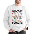 Love Job For Little Reasons Daycare Teacher Graphic Men Graphic Sweatshirt, funny gift Love Job For Little Reasons Daycare Teacher Graphic Men Graphic Sweatshirt, funny gift