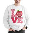 Love Kindergarten Cute Apple School Teacher Men Graphic Sweatshirt, funny gift Love Kindergarten Cute Apple School Teacher Men Graphic Sweatshirt, funny gift
