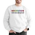 Music Teacher Hearts Music Teaching Men Graphic Sweatshirt, funny gift